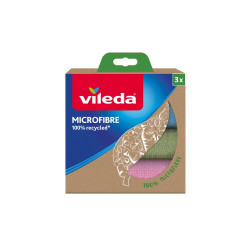 Törlőkendő mikroszálas 3 darab/csomag Recycled Vileda_F22862 Iroda üzemeltetés, munkavédelem Vileda háztartási