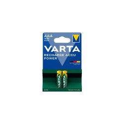 Elem tölthető akku AAA mikro 1000 mAH Power 2 db/csomag, Varta Elem, akkumulátor, töltő Varta