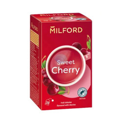 Fekete tea 20x2 g Milford, SWEET CHERRY cseresznye Iroda üzemeltetés, munkavédelem Milford