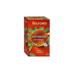 Fekete tea 20x1,5 g Milford,  PFEFFERMINZE borsmenta Iroda üzemeltetés, munkavédelem Milford