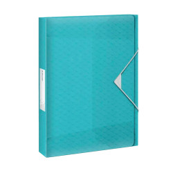 Gumis mappa A4 40 mm gerinc Jumbo Colour Breeze Esselte kék Gumis mappa Esselte