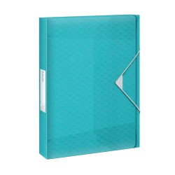 Gumis mappa A4 40 mm gerinc Jumbo Colour Breeze Esselte kék Gumis mappa Esselte
