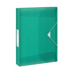 Gumis mappa A4 40 mm gerinc Jumbo Colour Breeze Esselte zöld Gumis mappa Esselte