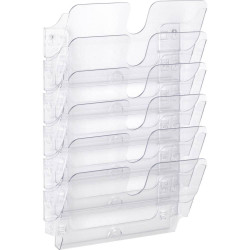 Prospektustartó A4 6részes fali 064737 Multiform víztiszta Irodatechnika, kellékei Multiform