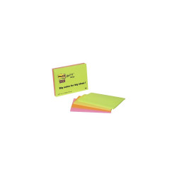 Jegyzettömb öntapadó, 152x101mm, 45 lap 4 tömb, 3M 6445-SSP-EU Post-It, vegyes színek Író- irodaszer, papíráru Post-It