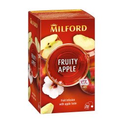 Fekete tea 20x2 g Milford, FRUITY APPLE alma Iroda üzemeltetés, munkavédelem Milford