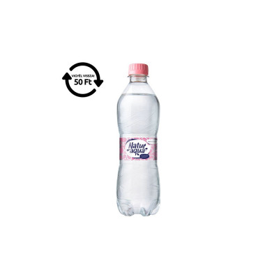 Ásványvíz 0,5l enyhe Naturaqua DRS