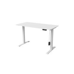 Asztal, KENTO elektromos mozgatású asztal, asztallap 1200x600x15mm, fehér Asztal Antares