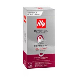 Kávékapszula, Nespresso® kompatibilis, Illy Intenso 10db/doboz