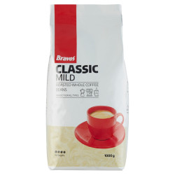 Kávé szemes, 1000g, Bravos Classic Mild Iroda üzemeltetés, munkavédelem Bravos