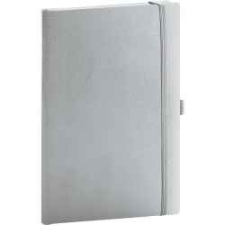 Klasszikus notesz Balacron borítással silver, pontozott, 15x21cm, Presco Író- irodaszer, papíráru Presco