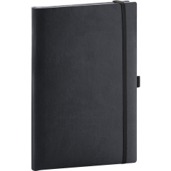 Klasszikus notesz Aprint borítással black, vonalas, 15x21cm, Presco Író- irodaszer, papíráru Presco