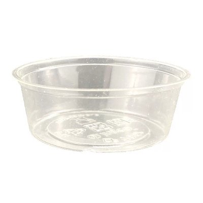 Szószos - öntetes tál alj 50 ml Pet 100 darab/csomag, áttetsző