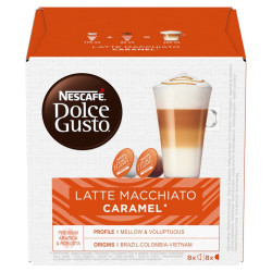 Kávékapszula, Nescafé Dolce Gusto Espresso Latte Macchiato, karamellás 8x2db kapszula
