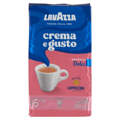 Kávé őrölt, 250g, Lavazza Crema e Gusto Dolce