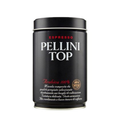 Kávé őrölt, 250g, Pellini TOP Originale 100% arabica, fémdobozos