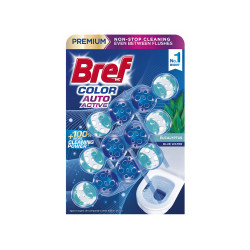 WC illatosító golyós 3 x 50 g Color Auto Aktive Bref Eucalyptus Iroda üzemeltetés, munkavédelem Bref