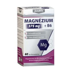 Magnézium 375mg + B6-vitamin tabletta 60db JutaVit