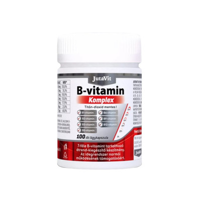 Lágyzselatin kapszula B-komplex vitamin 100db JutaVit