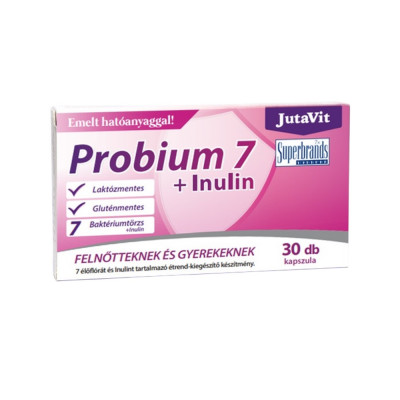 Probium 7 + inulin kapszula 30db JutaVit