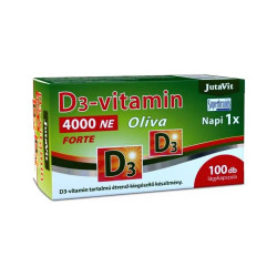 D3-vitamin 4000NE Olíva Forte 100db JutaVit Iroda üzemeltetés, munkavédelem JutaVit