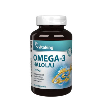 Halolaj Omega-3 1200mg kapszula 90db Vitaking