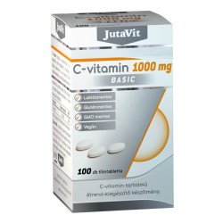 C-vitamin 1000mg Basic filmtabletta 100db JutaVit Iroda üzemeltetés, munkavédelem JutaVit