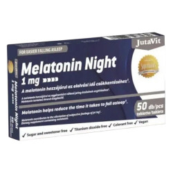 Melatonin Night 1mg tabletta 50db JutaVit Iroda üzemeltetés, munkavédelem JutaVit