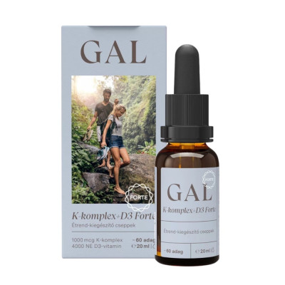 K-komplex+D3 Forte csepp 20ml GAL