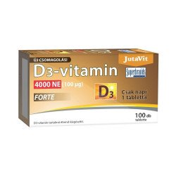 D3-vitamin Forte 4000NE tabletta 100db JutaVit Iroda üzemeltetés, munkavédelem JutaVit