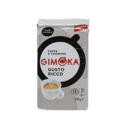 Kávé őrölt, 250g, Gimoka Gusto Ricco Őrölt kávék Gimoka
