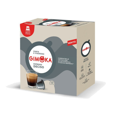 Kávékapszula, Nespresso kompatibilis, Gimoka Espresso Deciso, 50db kapszula