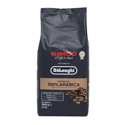 Kávé szemes, 1000g, Kimbo Delonghi Espresso Arabica