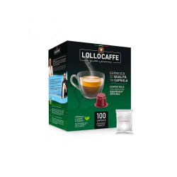 Kávékapszula, Nespresso kompatibilis, Lollo Caffe Argento, 100db kapszula Kapszulás kávék Lollo Caffe