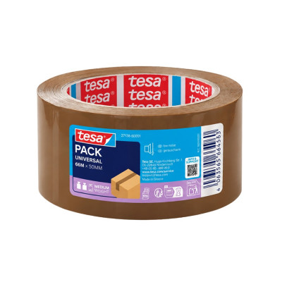 Ragasztószalag 50mmx66m Universal Pack barna Tesa