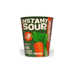 Instant tésztaleves poharas, 65g, Zöldségleves ízű Craveland Instant levesek Craveland