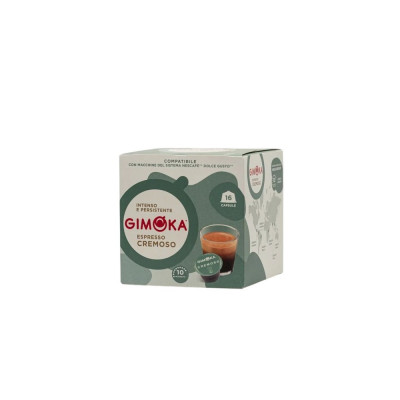 Kávékapszula, Dolce Gusto kompatibilis, Gimoka Espresso Cremoso, 16db kapszula