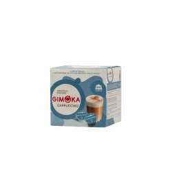 Kávékapszula, Dolce Gusto kompatibilis, Gimoka Cappuccino, 16db kapszula Kapszulás kávék Gimoka