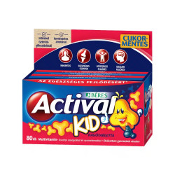 Actival Kid rágótabletta 80db Béres Vitaminok, egészségmegőrzés Béres