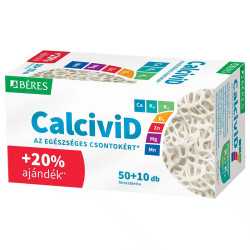 CalciviD 7 filmtabletta 50+10db Béres Vitaminok, egészségmegőrzés Béres