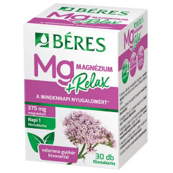 Magnézium + Relax filmtabletta 30db Béres Vitaminok, egészségmegőrzés Béres