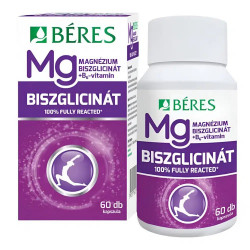 Magnézium-biszglicinát+B6 kapszula 60db Béres Vitaminok, egészségmegőrzés Béres