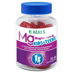 Magnézium+B6 Kids&Teens gumitabletta 30db Béres Vitaminok, egészségmegőrzés Béres