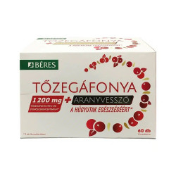 Tőzegáfonya 1200mg + Aranyvessző filmtabletta 60db Béres Vitaminok, egészségmegőrzés Béres