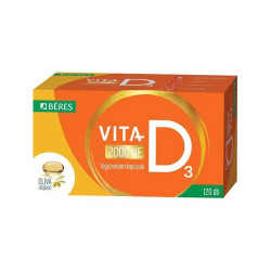 Vita-D3 2000NE olíva olajban lágyzselatin kapszula 120db Béres Vitaminok, egészségmegőrzés Béres