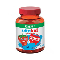 Vitakid Kalcium+D3 cukormentes gumivitamin 30db Béres Vitaminok, egészségmegőrzés Béres