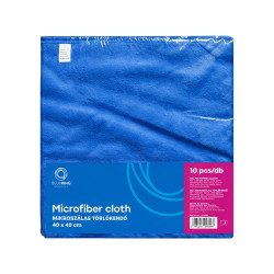 Törlőkendő mikroszálas 40 x 40 cm 300 g/m2 10 darab/csomag Bluering® Kék