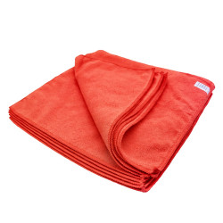 Törlőkendő mikroszálas 32 x 32 cm 300 g/m2 10 darab/csomag Bluering® Piros Iroda üzemeltetés, munkavédelem Bluering