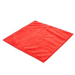 Törlőkendő mikroszálas 32 x 32 cm 300 g/m2 10 darab/csomag Bluering® Piros