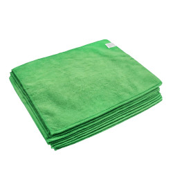 Törlőkendő mikroszálas 32 x 32 cm 300 g/m2 10 darab/csomag Bluering® Zöld